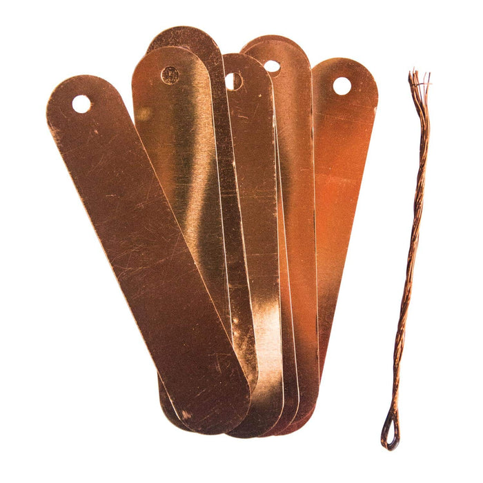 Copper Plant Tags 9.5cm 10pk