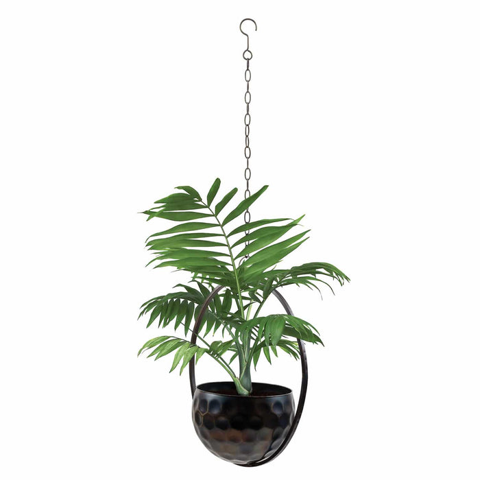 Dimple Hanging Planter - Antique Black F