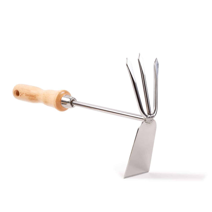 Deluxe Hoe and Fork FSC 100% - Wood & S/Steel