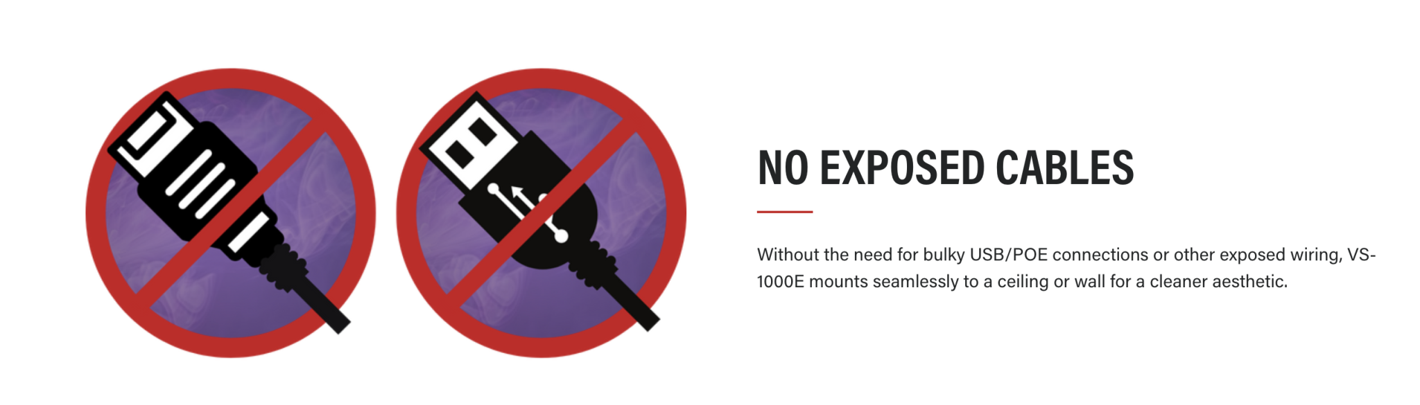 Takex VS-1000E Hardwired Vape and Smoking Sensor for Schools Business & More