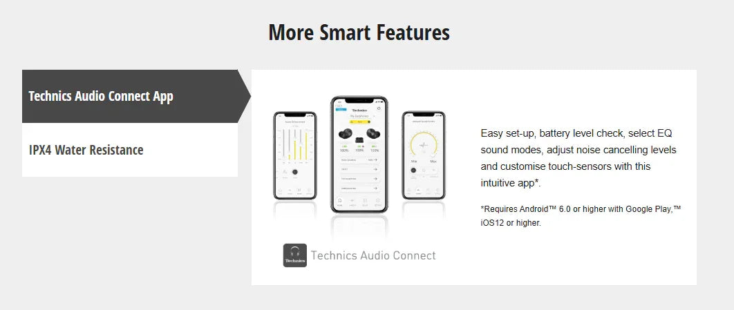 Technics AZ40 M2 True Wireless Noise Cancelling In-Ear Headphones - Rose Gold - LX2001 - Homewares, Outdoor, Phone Accessories, Cases, Speakers, Headphones + More -