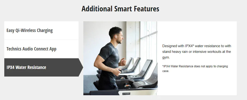 Technics AZ80 Premium Noise-Cancelling True Wireless Headphones - Silver - LX2001 - Homewares, Outdoor, Phone Accessories, Cases, Speakers, Headphones + More -