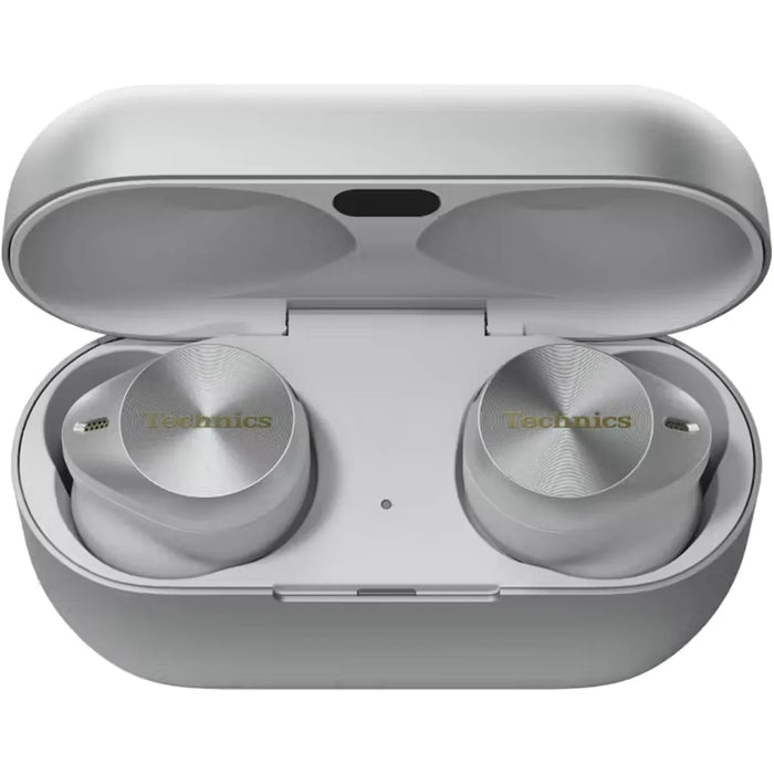 Technics AZ80 Premium Noise-Cancelling True Wireless Headphones - Silver - LX2001 - Homewares, Outdoor, Phone Accessories, Cases, Speakers, Headphones + More -