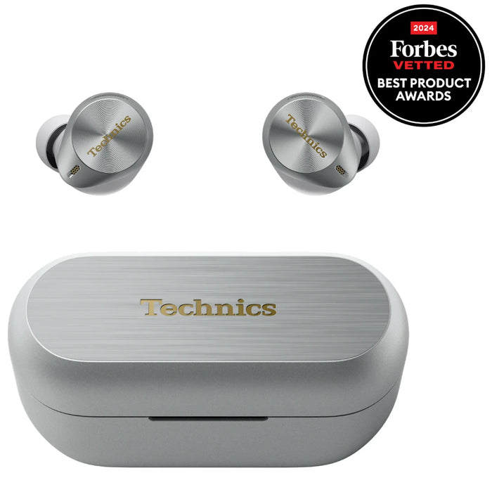 Technics AZ80 Premium Noise-Cancelling True Wireless Headphones - Silver - LX2001 - Homewares, Outdoor, Phone Accessories, Cases, Speakers, Headphones + More -