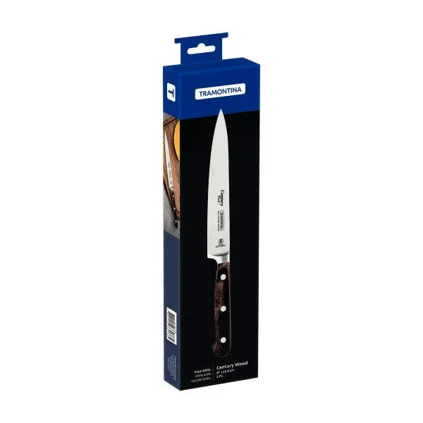 Tramontina Century Wood Utility Knife 6", 15cm - LX2001 - Homewares, Outdoor, Phone Accessories, Cases, Speakers, Headphones + More -