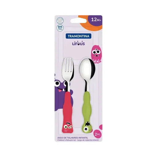 Tramontina Children's Monster Cutlery 2 Piece Set - LX2001 - Homewares, Outdoor, Phone Accessories, Cases, Speakers, Headphones + More -