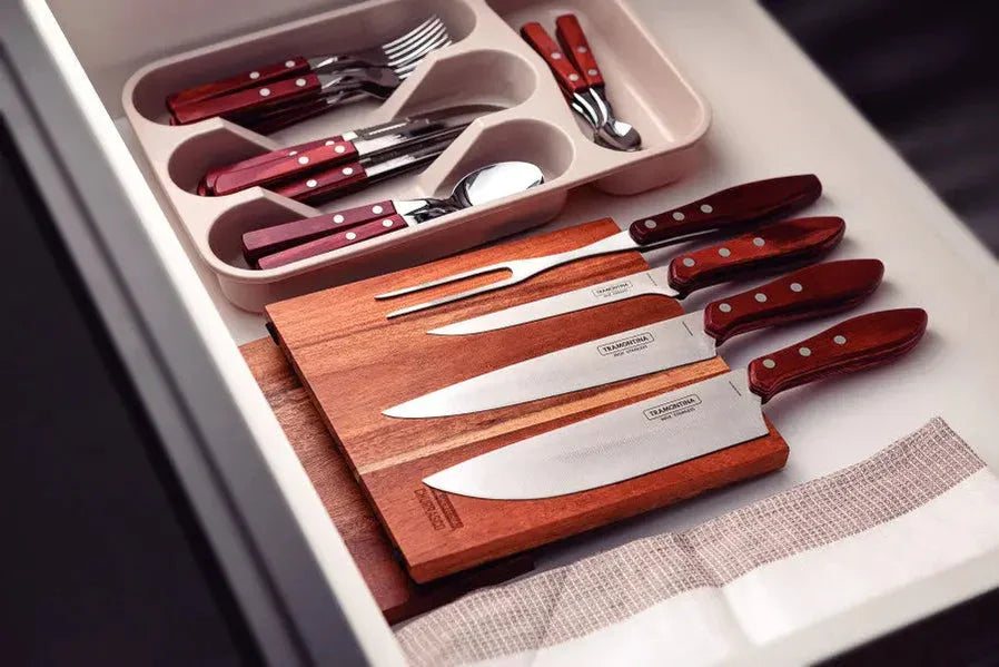 Tramontina Tramontina Churrasco Barbecue Knife Block, 5Pc - LX2001 - Homewares, Outdoor, Phone Accessories, Cases, Speakers, Headphones + More -