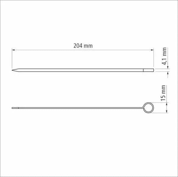 Tramontina Churrasco Skewer 20cm 6 Piece Set - LX2001 - Homewares, Outdoor, Phone Accessories, Cases, Speakers, Headphones + More -