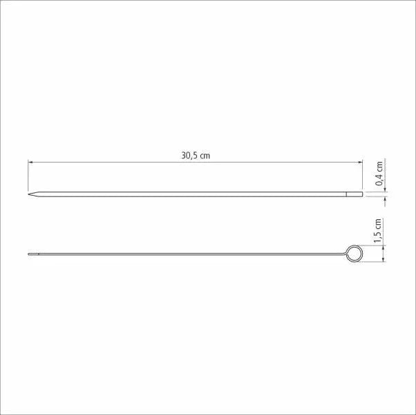 Tramontina Churrasco Skewer 30cm 6 Piece Set - LX2001 - Homewares, Outdoor, Phone Accessories, Cases, Speakers, Headphones + More -