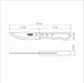 Tramontina Churrasco Steak Knife Serrated Wide Blade Polywood Brown 5" 12cm - LX2001 - Homewares, Outdoor, Phone Accessories, Cases, Speakers, Headphones + More -