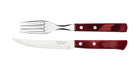 Tramontina Churrasco Steak Knife Polywood Traditional Steak Set Red 12pc - LX2001 - Homewares, Outdoor, Phone Accessories, Cases, Speakers, Headphones + More -