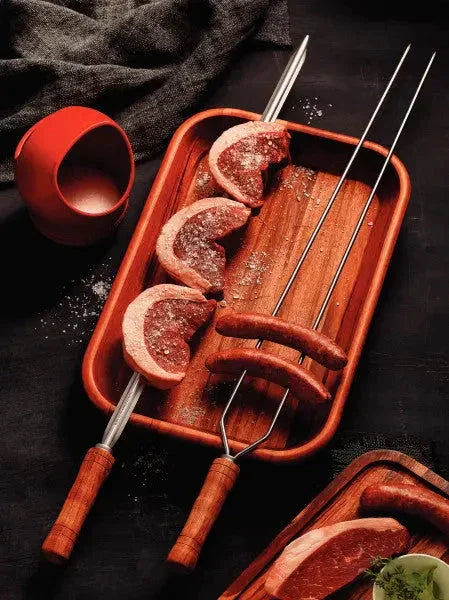 Tramontina Heavy Duty Stainless Steel Skewer Wood Handle 65cm - LX2001 - Homewares, Outdoor, Phone Accessories, Cases, Speakers, Headphones + More -