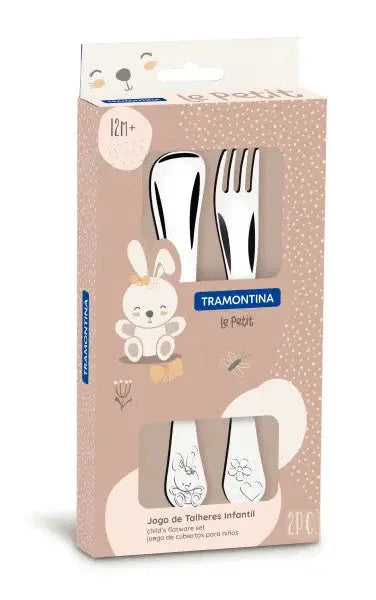 Tramontina Le Petit Girls Cutlery 2 Piece Set - LX2001 - Homewares, Outdoor, Phone Accessories, Cases, Speakers, Headphones + More -