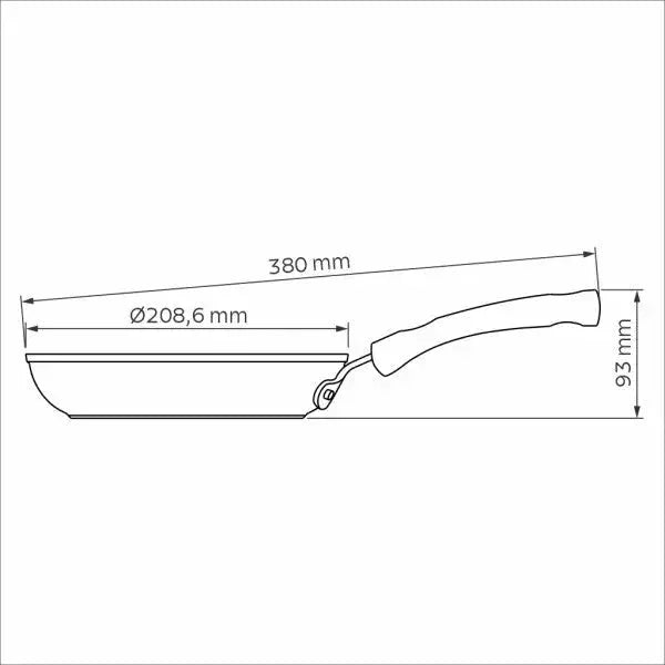 Tramontina Professional Induction Aluminum Nonstick Frying Pan 20cm - LX2001 - Homewares, Outdoor, Phone Accessories, Cases, Speakers, Headphones + More -
