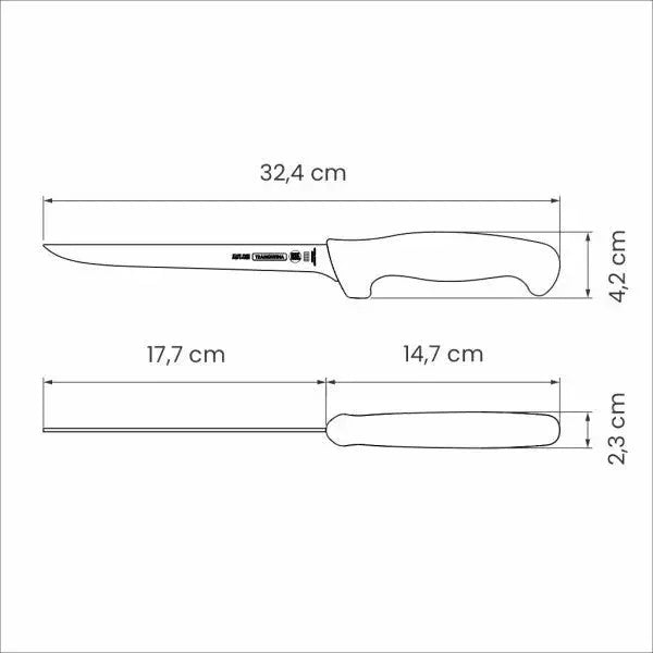 Tramontina Professional Master Black Boning Knife, 7", 18cm - LX2001 - Homewares, Outdoor, Phone Accessories, Cases, Speakers, Headphones + More -