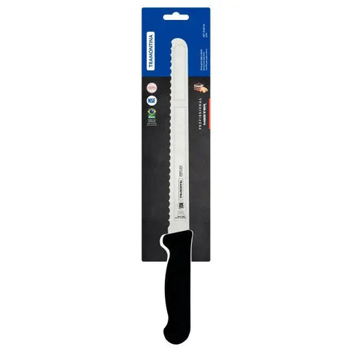 Tramontina Professional Master Black Bread Knife 10", 25cm - LX2001 - Homewares, Outdoor, Phone Accessories, Cases, Speakers, Headphones + More -