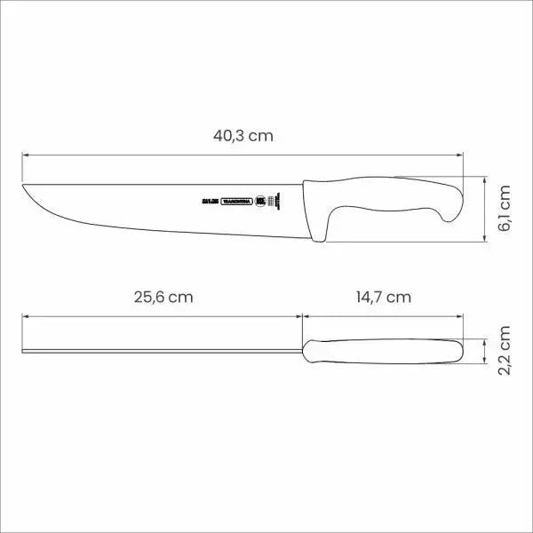 Tramontina Professional Master Black Meat Knife 10", 26cm - LX2001 - Homewares, Outdoor, Phone Accessories, Cases, Speakers, Headphones + More -