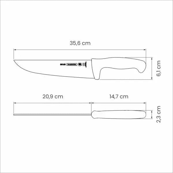 Tramontina Professional Master Black Meat Knife 8", 21cm - LX2001 - Homewares, Outdoor, Phone Accessories, Cases, Speakers, Headphones + More -