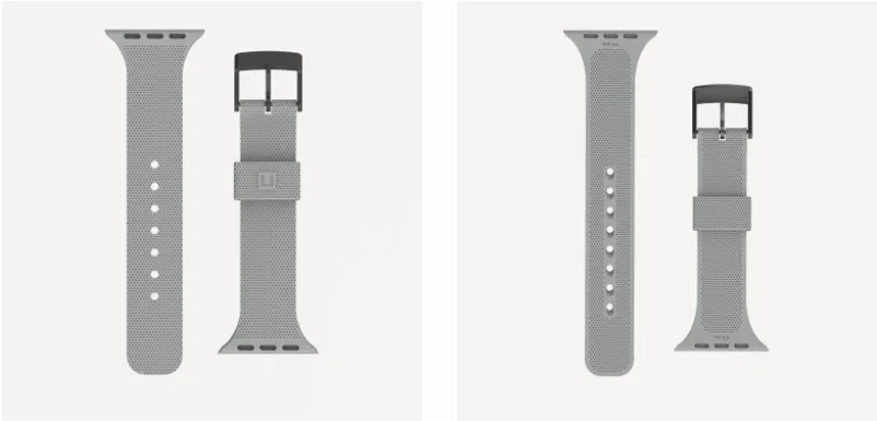 UAG [U] Apple Watch 44mm / 42mm Dot Silicone Strap Band - Grey 19249K313030 812451036299 - LX2001 - Homewares, Outdoor, Phone Accessories, Cases, Speakers, Headphones + More -