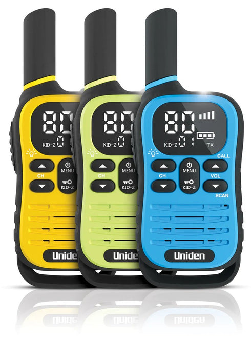 Uniden TRIPLE PACK 500mW UHF-CB Handhelds - Coloured Face Plates