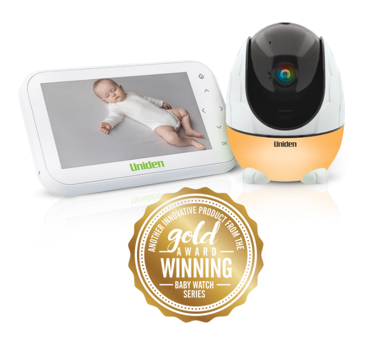 Uniden BW3531 4.3” Baby Video Monitor w/ Pan & Tilt Camera & 2 Way Talk