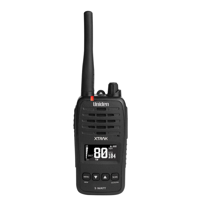 Uniden XTRAK50-2TP TWIN PACK 5W UHF-CB Handheld Commercial Radios