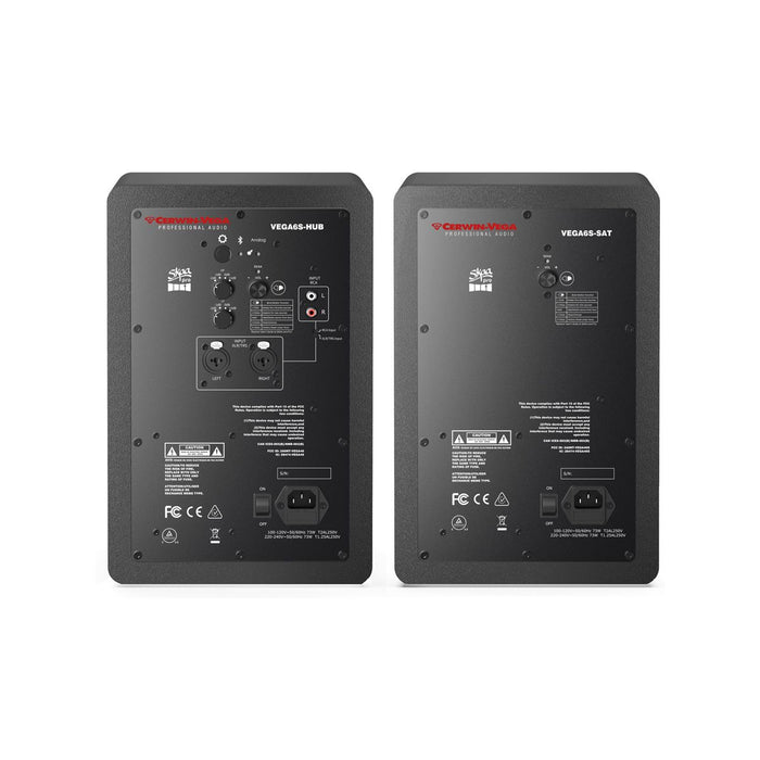 Cerwin Vega Home & Studio 6" Two-Way Monitor Pair (Hub + Satellite) - LX2001 - Homewares, Outdoor, Phone Accessories, Cases, Speakers, Headphones + More -