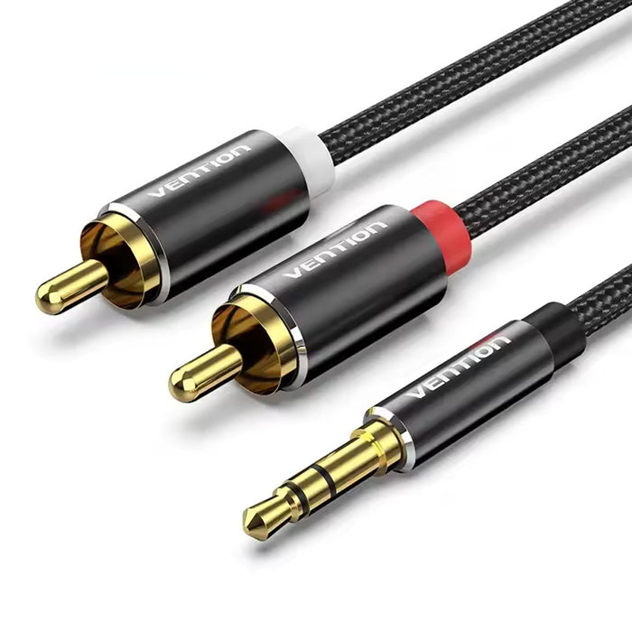 Vention 2X Rca Male To 3.5Mm Trs Cable 50Cm