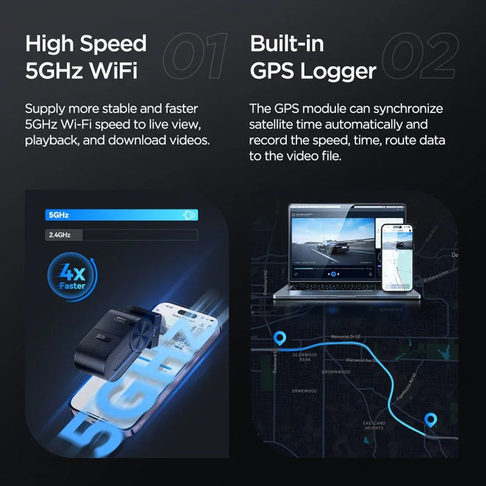 Viofo Mini Dashcam 2K Hdr Vs1 With Sony Starvis 2 Imx675 Sensor - LX2001 - Homewares, Outdoor, Phone Accessories, Cases, Speakers, Headphones + More -