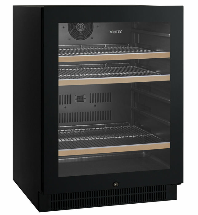 Vintec 100 Beer Wine Fridge Bottle Undercounter Black Glass Door Beverage Centre - LX2001 - Homewares, Outdoor, Phone Accessories, Cases, Speakers, Headphones + More -
