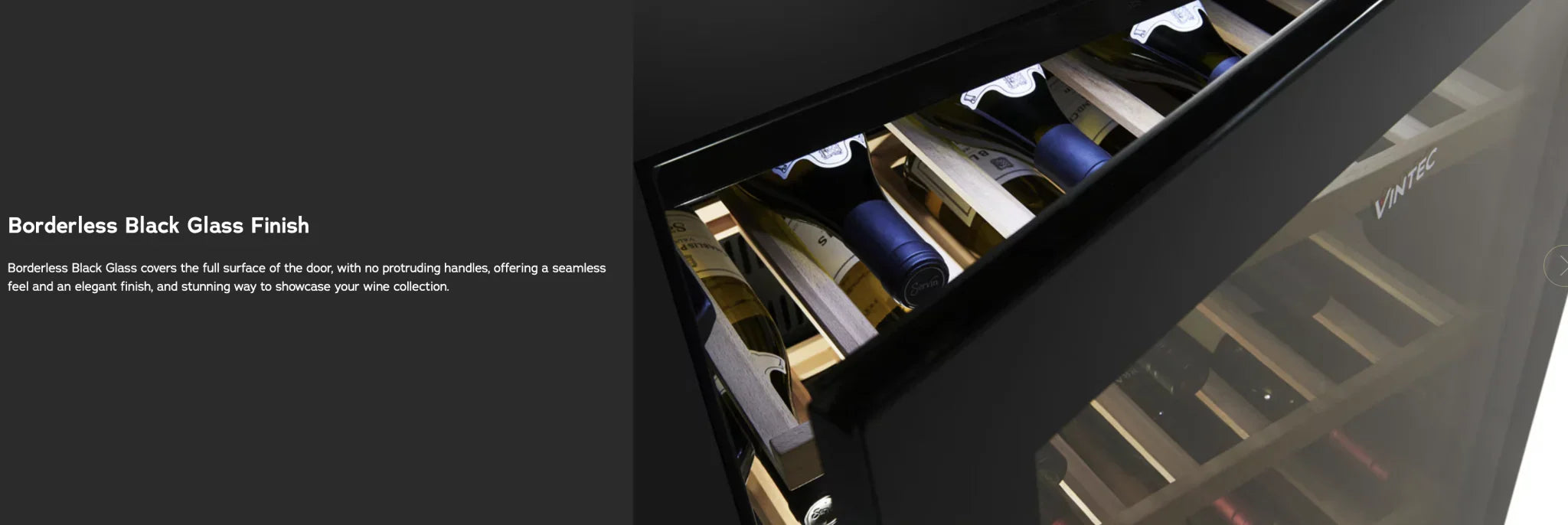 Vintec 100 Beer Wine Fridge Bottle Undercounter Black Glass Door Beverage Centre - LX2001 - Homewares, Outdoor, Phone Accessories, Cases, Speakers, Headphones + More -