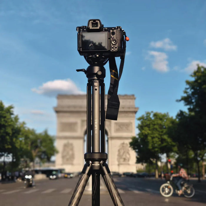Heipi Vision 3-In-1 Carbon Fiber Travel Tripod Locking Knob - New Version!