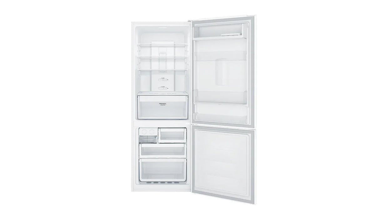 Westinghouse 308L bottom freezer fridge, white with manual humidity-controlled c - LX2001 - Homewares, Outdoor, Phone Accessories, Cases, Speakers, Headphones + More -