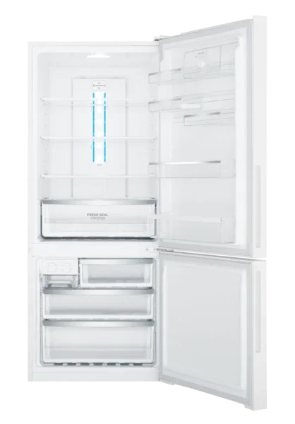 Westinghouse 425L bottom freezer fridge, white with manual humidity-controlled c - LX2001 - Homewares, Outdoor, Phone Accessories, Cases, Speakers, Headphones + More -