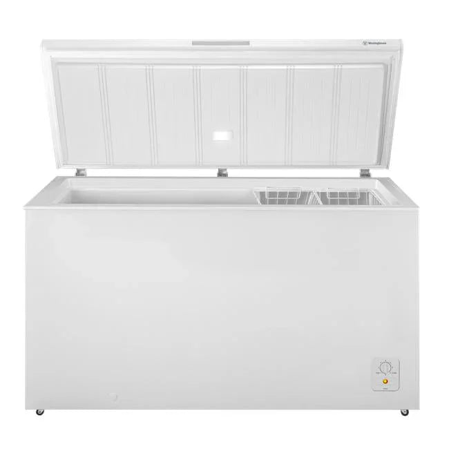Westinghouse 500L chest freezer, white with lightweight, spring loaded lid, two - LX2001 - Homewares, Outdoor, Phone Accessories, Cases, Speakers, Headphones + More -