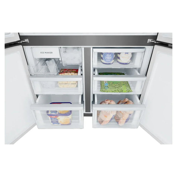 Westinghouse 564L quad door fridge, silver with an in-door water dispenser, non- - LX2001 - Homewares, Outdoor, Phone Accessories, Cases, Speakers, Headphones + More -