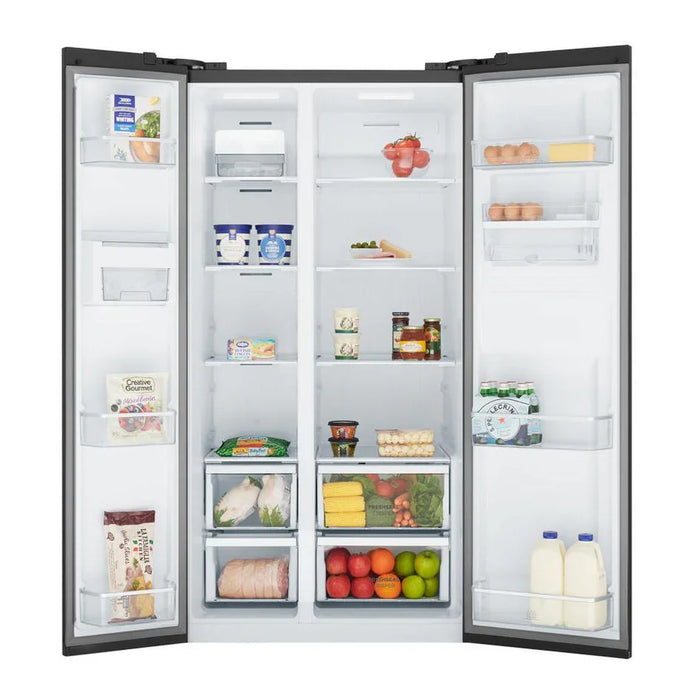 Westinghouse 619L side by side fridge, matte charcoal black with water dispenser - LX2001 - Homewares, Outdoor, Phone Accessories, Cases, Speakers, Headphones + More -