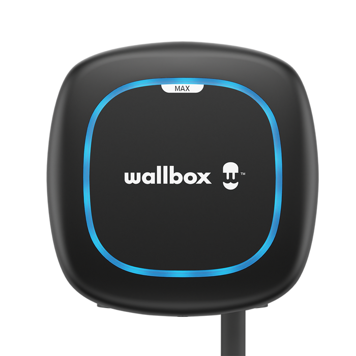 Wallbox Pulsar Max EV Electric Vehicle Charger - Type 2 - 5M - Black - 3 Phase