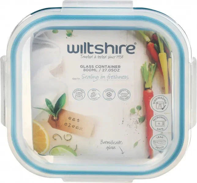 Wiltshire
Square Glass Container 800ml - LX2001 - Homewares, Outdoor, Phone Accessories, Cases, Speakers, Headphones + More -