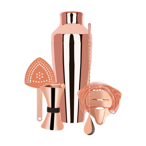 Zanzi Cocktail Set 5pc Rose Gold - LX2001 - Homewares, Outdoor, Phone Accessories, Cases, Speakers, Headphones + More -