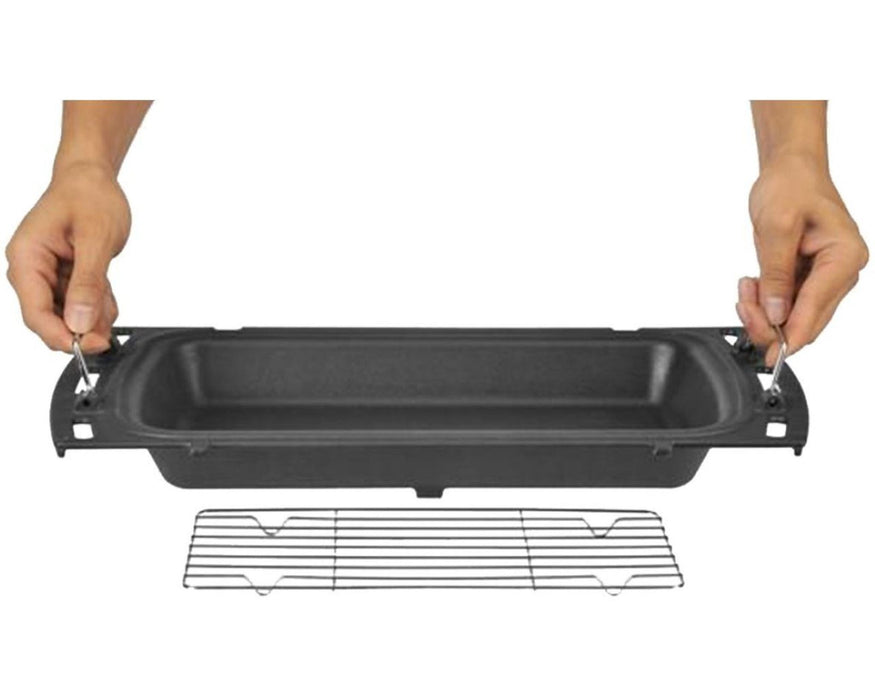 Ziggy Ziegler & Brown Cast Iron Baking Dish For Triple Grill