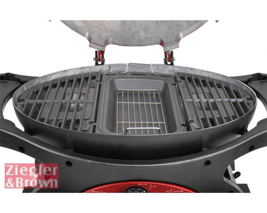 Ziggy Ziegler & Brown Cast Iron Baking Dish For Triple Grill