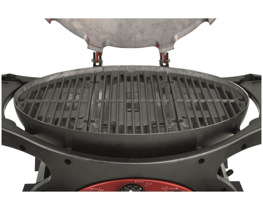 Ziggy Ziegler & Brown Triple Grill LPG BBQ Classic On Cart - Gunmetal Grey