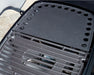 Reversible barbecue hotplate and grill with ventilation holes for outdoor cooking