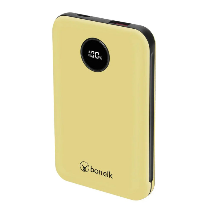 Bonelk Power Bank Mini 10,000mAh Powerbank PD20W / QC 22.5W (Yellow) - LX2001 - Homewares, Outdoor, Phone Accessories, Cases, Speakers, Headphones + More -