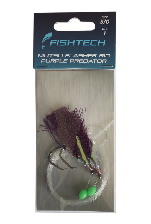 Fishtech 5/0 Mutsu Economy Flasher Rig - Purple Predator - LX2001 - Homewares, Outdoor, Phone Accessories, Cases, Speakers, Headphones + More -