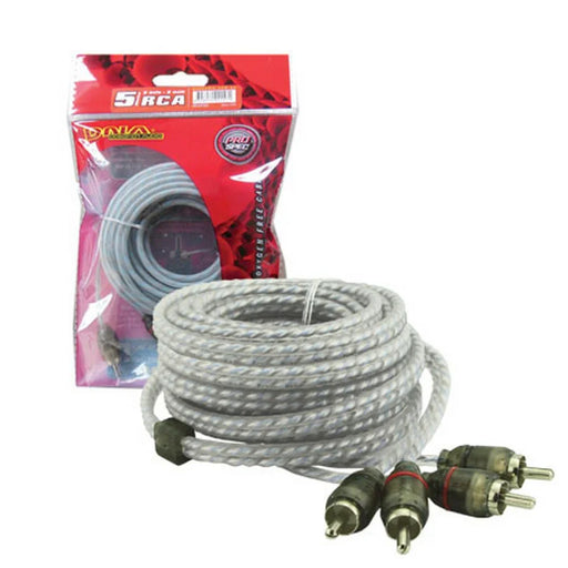 DNA PRO SPEC RCA CABLE 5.0MTR BLUE 2 TO 2 RCA - LX2001 - Homewares, Outdoor, Phone Accessories, Cases, Speakers, Headphones + More -