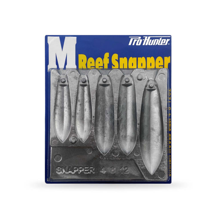 Pro Hunter Reef Sinker Mould Combo of 5 from 4oz to 12oz