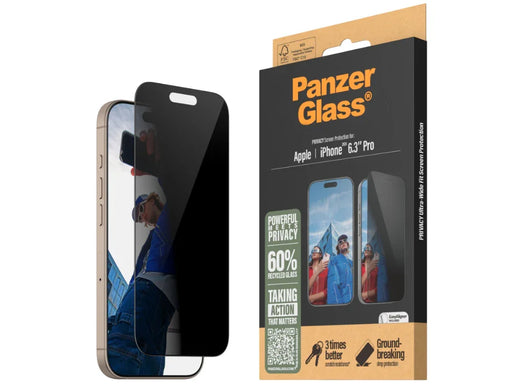 PanzerGlass UWF Privacy Screen Protector iPhone 2024 Pro - LX2001 - Homewares, Outdoor, Phone Accessories, Cases, Speakers, Headphones + More -