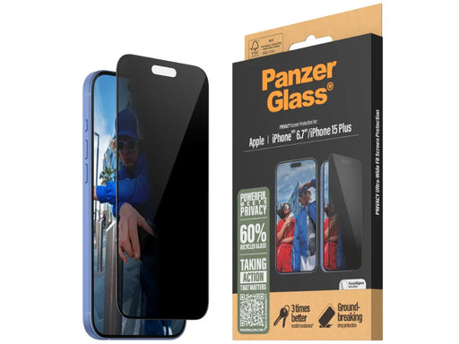 PanzerGlass UWF Privacy Screen Protector iPhone 2024 Plus - LX2001 - Homewares, Outdoor, Phone Accessories, Cases, Speakers, Headphones + More -
